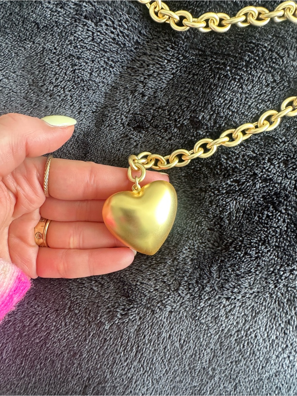 Roxanne Assoulin Heart & Soul Long Pendant Gold Necklace - Picture 5 of 6